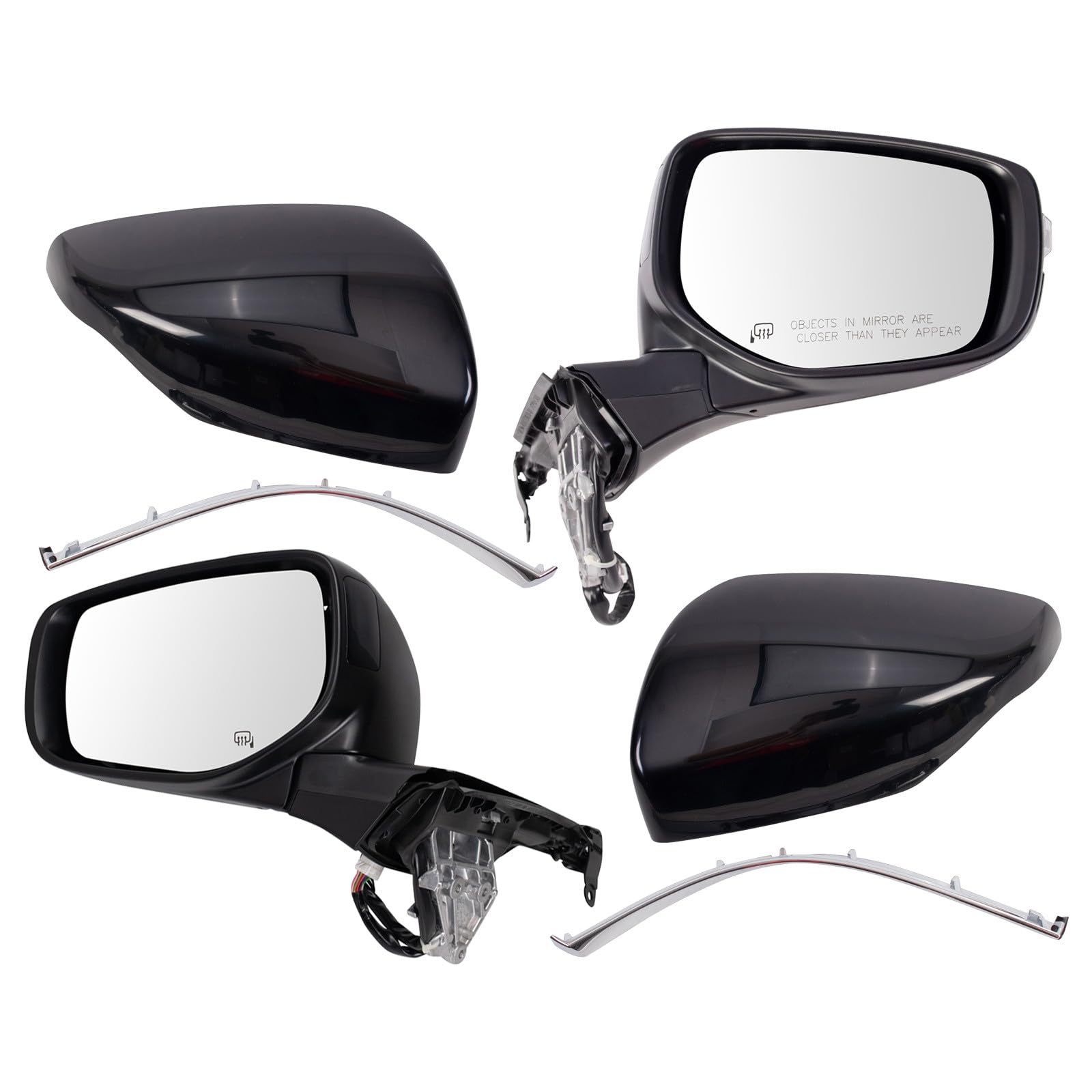 Amazon.com: Driver and Passenger Side Mirror Set Power Heated