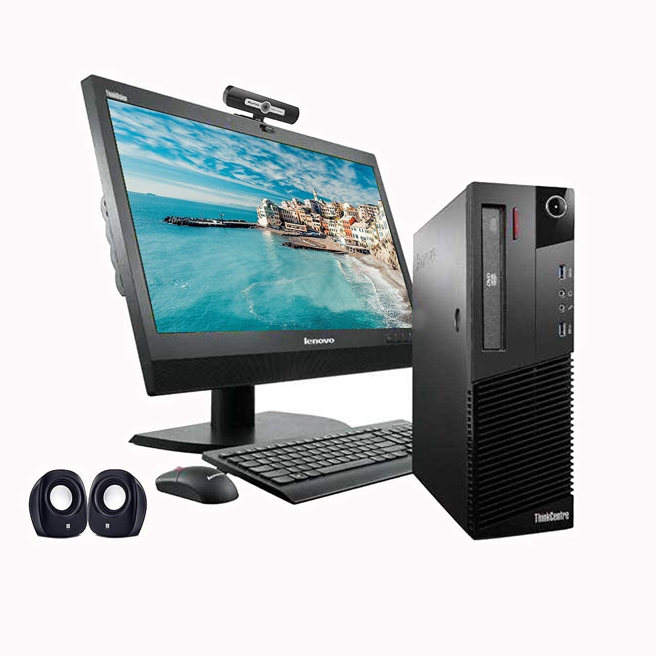 (Refurbished) Lenovo ThinkCenter 19 Inch All in One Desktop Set ( Intel i5 4th Gen/ 8 GB/ 1 TB HDD /19 i