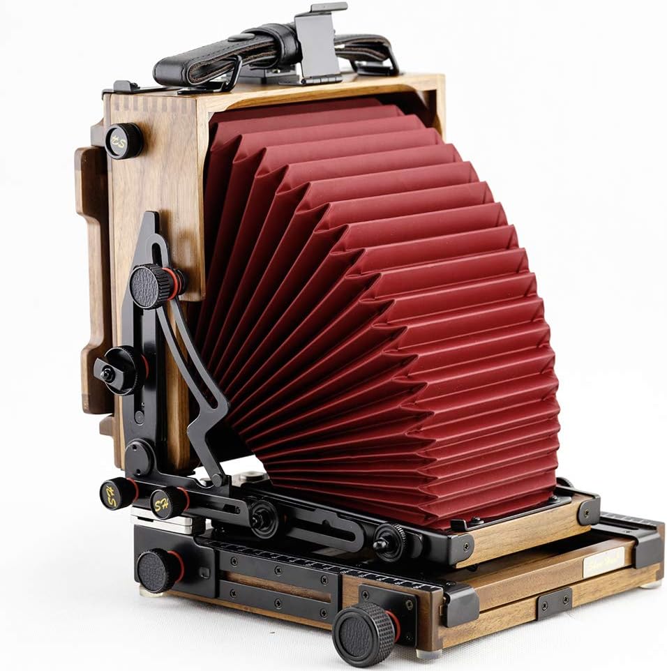Shen Hao SH HZX 45-F Walnut Wood 4x5 Field Folding Large Format Film Camera
