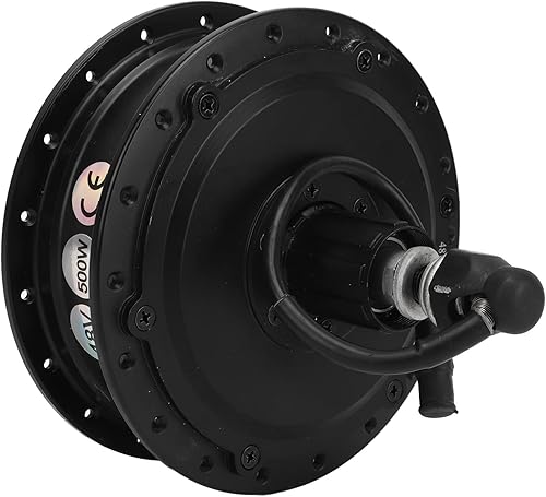 Miniatura 3 de Fdit Kit de motor de cubo trasero de 48 V 500 W, modificación GD06 Kit de conversión de motor de cubo de bicicleta eléctrica con acelerador de