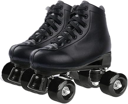Double Row Roller Skates for Women and Men Fancy Skates Four Wheels Roller Blades Outdoor Sports Adult