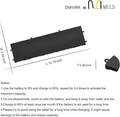 Miniatura 7 de MULS DWVRR - Batería compatible con Dell Alienware X15 R1 R2 X17 R1 R2 Series