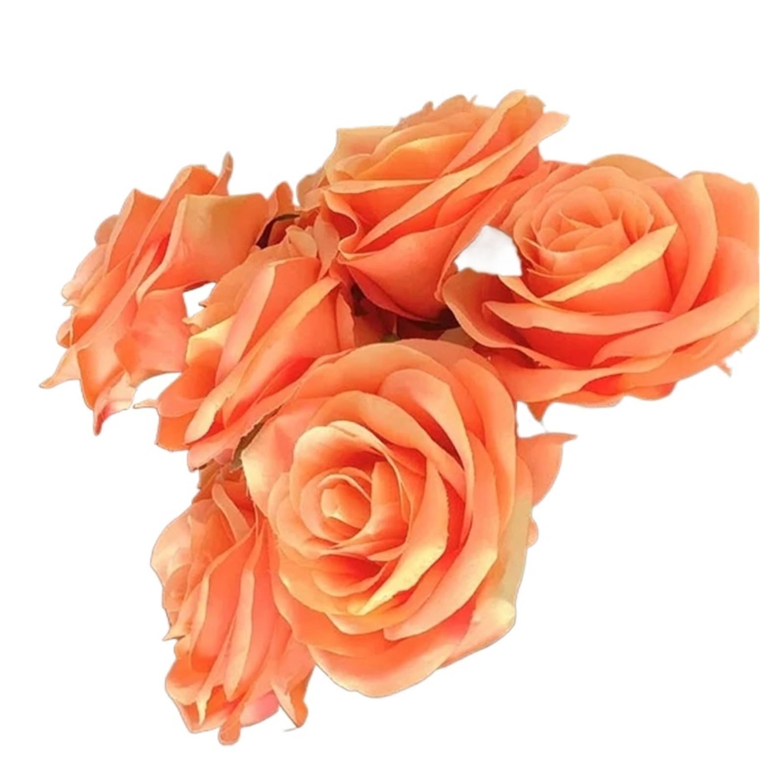 Casetlong 1PC Bouquet Artificial Flower Yellow Fake Living Room Decoration Wedding(Sunset)