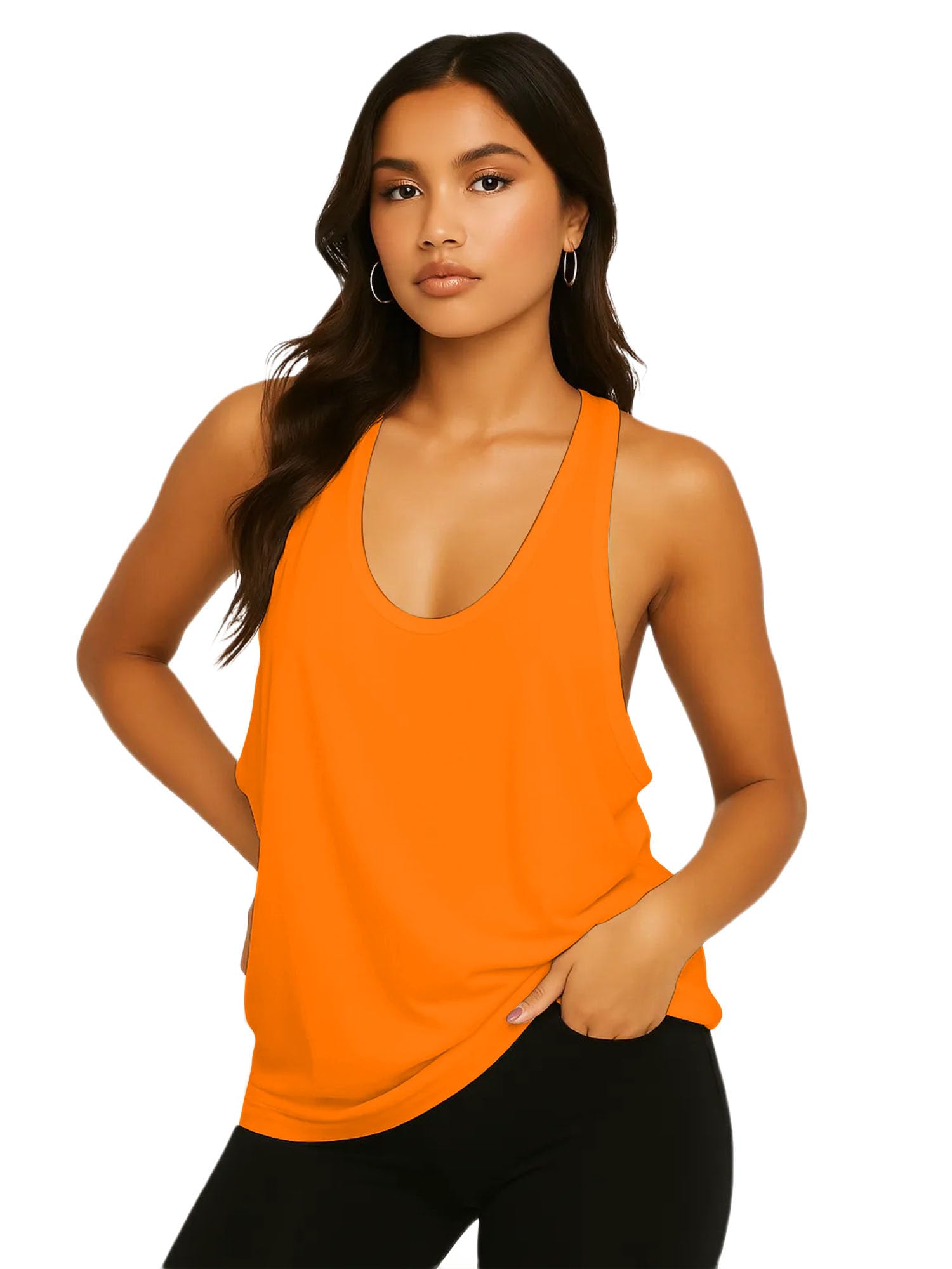 Lightweight & Breathable Vest - Women's Sleeveless Workout & Sports Tank 1005 SS39 Parent-image-29