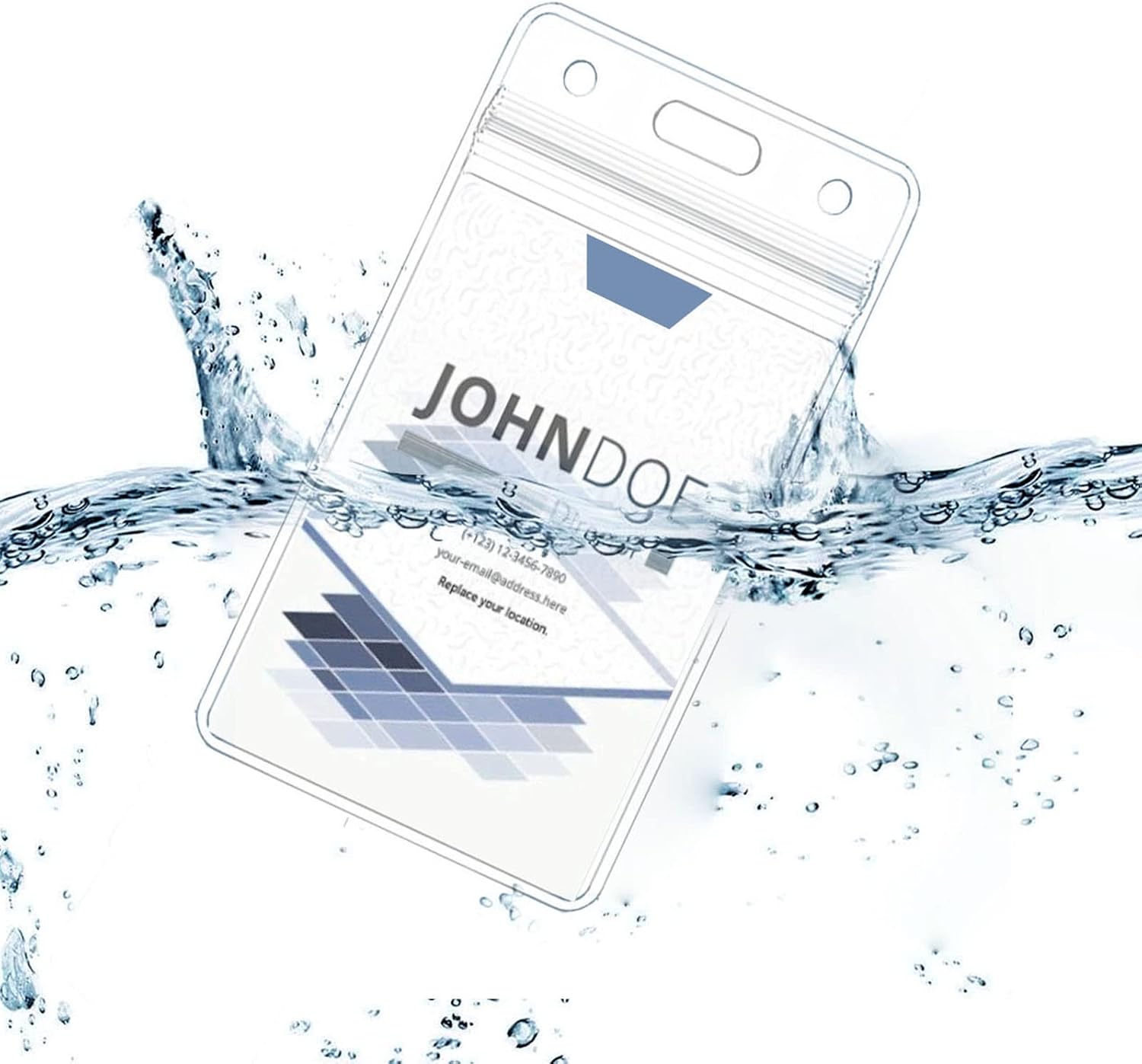 100 Pack Retractable Badge Reel Clips with 100 Pack Vertical ID Card Holders Retractable Badge Holders with Clip ID Badge Clips with Name Card Holder for Nurses Office School,Black - Image 5