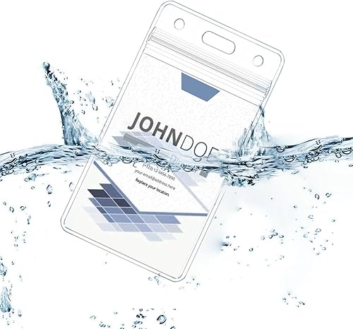 Miniatura 5 de Paquete de 100 clips retráctiles para carrete de insignias con 100 soportes verticales para tarjetas de identificación, portatarjetas retráctiles