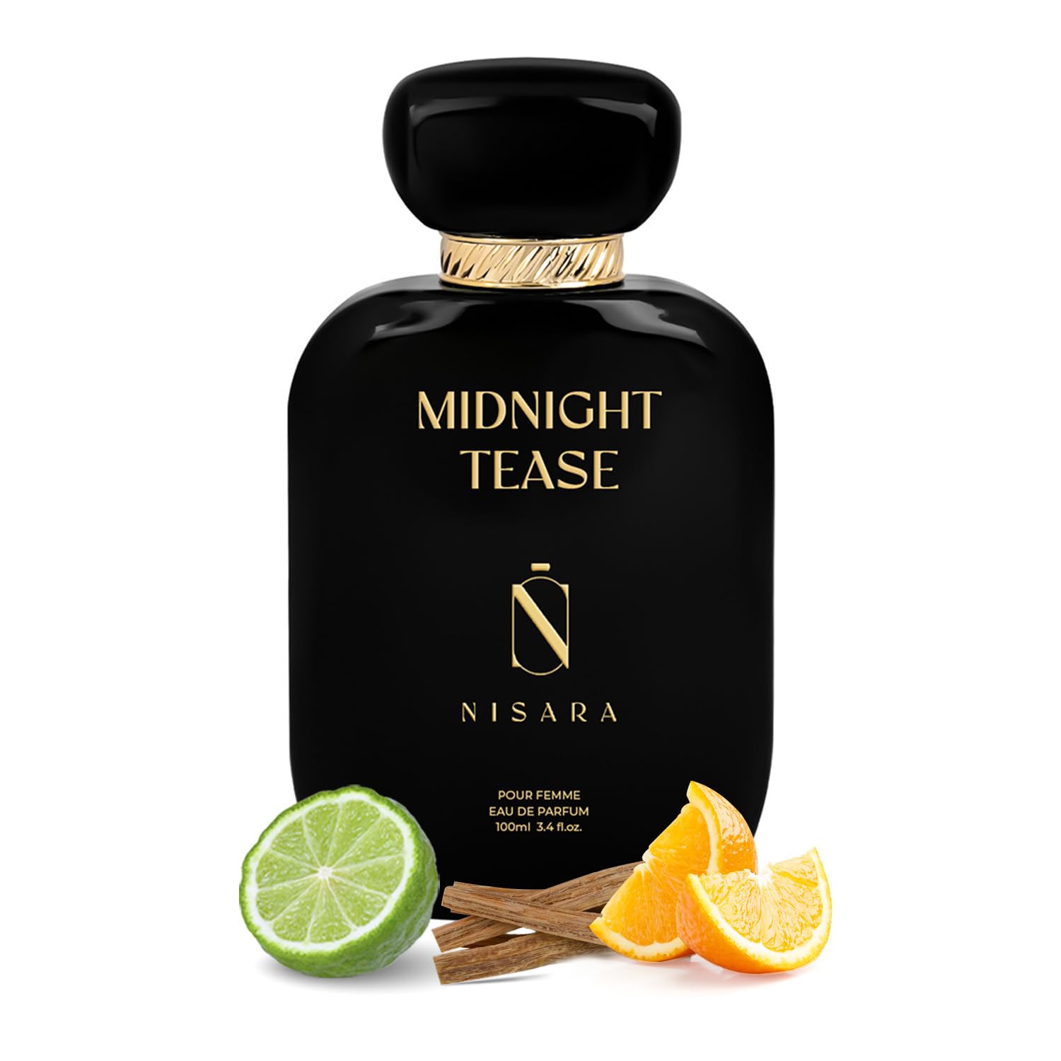 Nisara Midnight Tease Perfume for Women 100 ml |Girl Long Lasting Eau De Parfum | EDP Scent Spray | Floral Woody Musky Fragrance | With Bergamot, Musk, Cedarwood & Vanilla Notes | EDP Scent for Women | Premium Perfume | Nisara Midnight Tease Perfume for Women 100 ml |Girl Long Lasting Eau De Parfum | EDP Scent Spray | Floral Woody Musky Fragrance | With Bergamot, Musk, Cedarwood & Vanilla Notes | EDP Scent for Women | Premium Perfume |