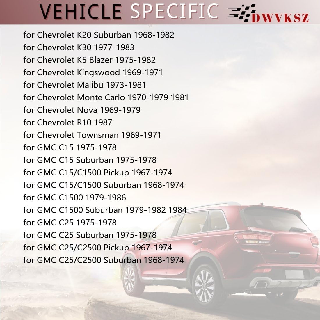 Replace Manual Transmission Shift Shaft Seal for GMC C25/C2500 Pickup 7.4L Manual 1973 1974, for Chevrolet Kingswood 5.0L Manual 1969 1971, for Kingswood 6.6L Manual 1970 1971, 1 Pack