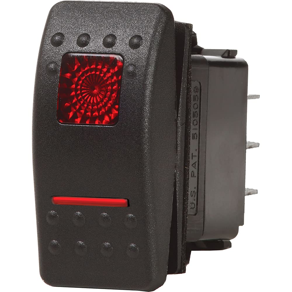 Blue Sea Systems Blue Sea 7939 Contura II Switch DPDT Black - ON-ON
