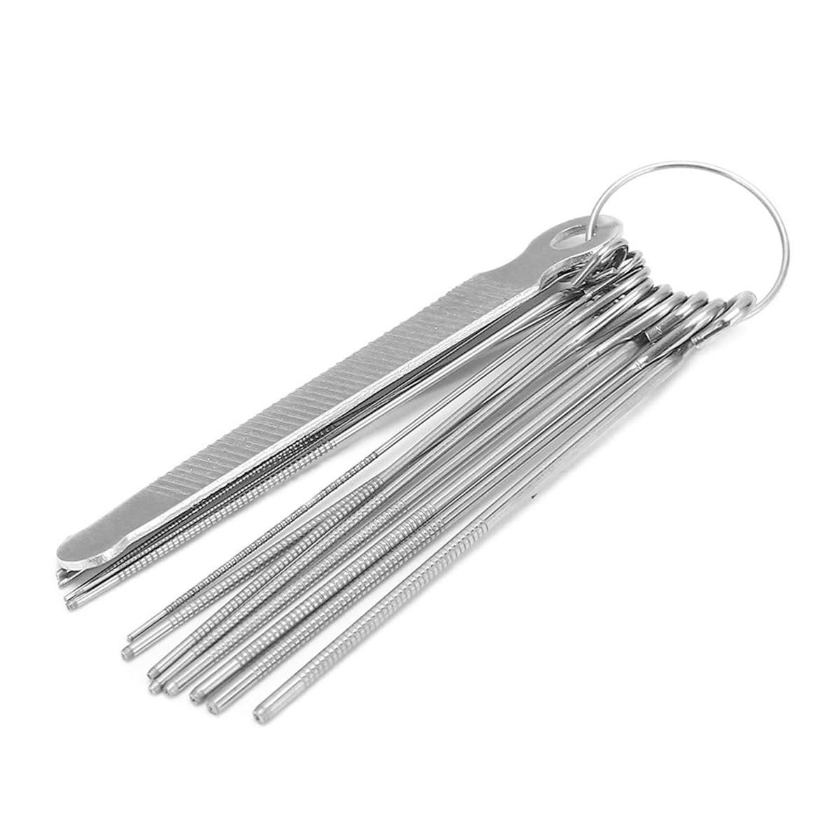 Ieron Guitar Repair Tools Guitar Bridge Saddle File 13 Sizes Stainless Steel Grinding Needles And Sharpening Stones Luthier Tools For Instrument Polishing Maintenance - Image 2