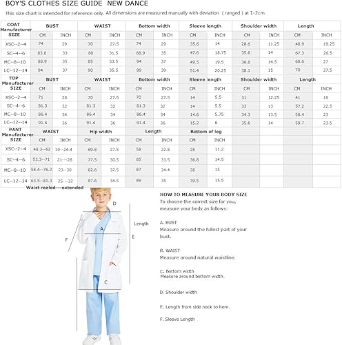 Miniatura 3 de NUEVO DANCE - Disfraz de doctor para niños, bata de doctor, disfraz de científico