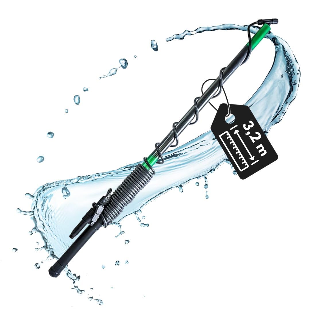 Phoenix - Perche télescopique de 3,​2 Mètres pour pulverisateur - Compatible Pro Sprayer et Dorsal Sprayer, Noir