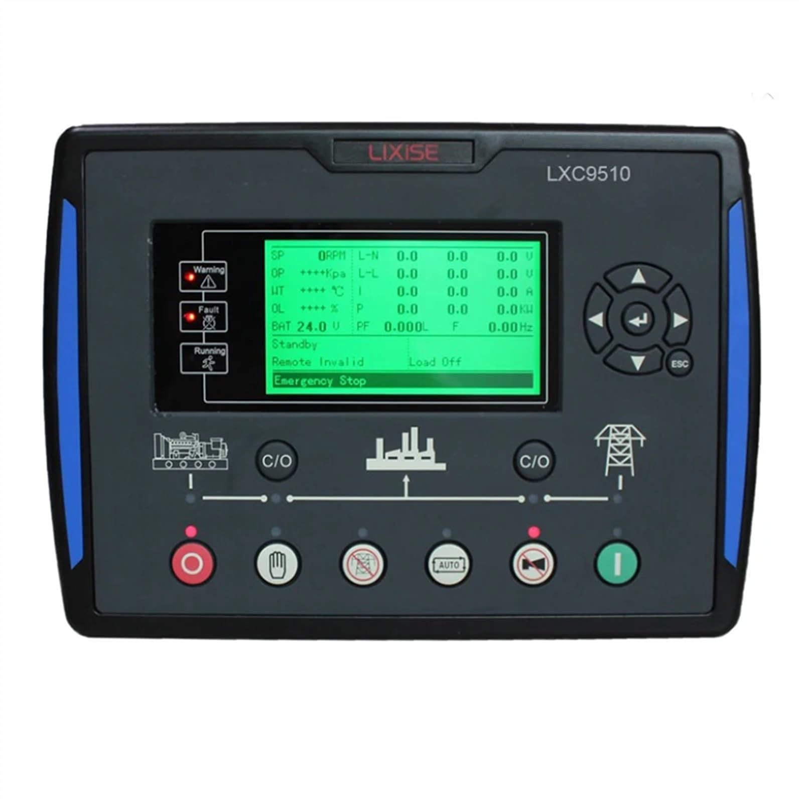 Pwanuigte Gold Lxc9510 Generator Set Controller Automatically Starts And Stops Lcd Display