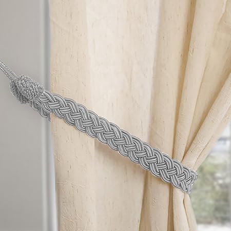 2Pcs Crochet Embrasse Embrasse Rideau Embrasse Crochet Murale Bronze | Leroy Merlin