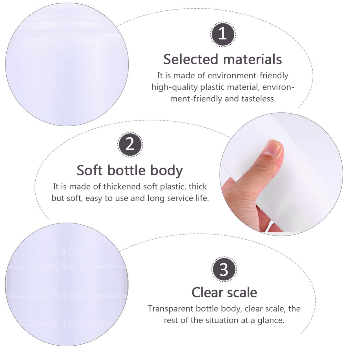 Beaupretty Slant Tip Applicator Bottle Hair Color Applicator Hair Chemicals Hair Dye Apply Application Fast Helps with Applying Hair Color Easy to Use Salon Stylist 4pcs : Beauty & Personal Care