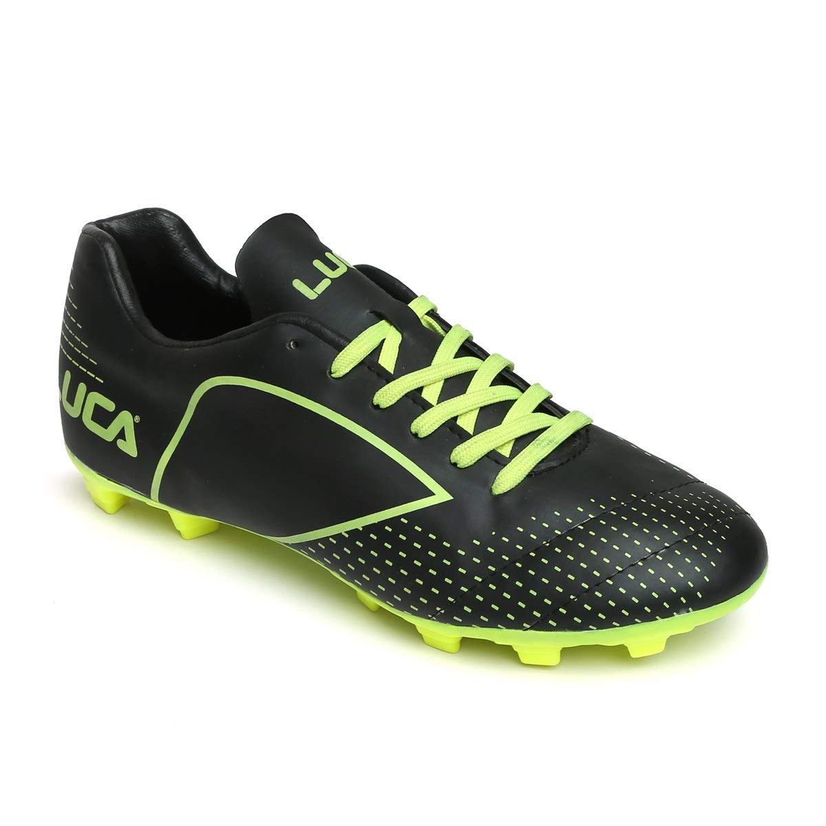 LUCA Football Shoes | Sports Shoes | Sports Shoes for Men | Performance Black Football Shoes for Men | Black Color | Training and Practice | Size - 6 | (B093TCBL9N) Amazon Price History, Amazon Price Tracker