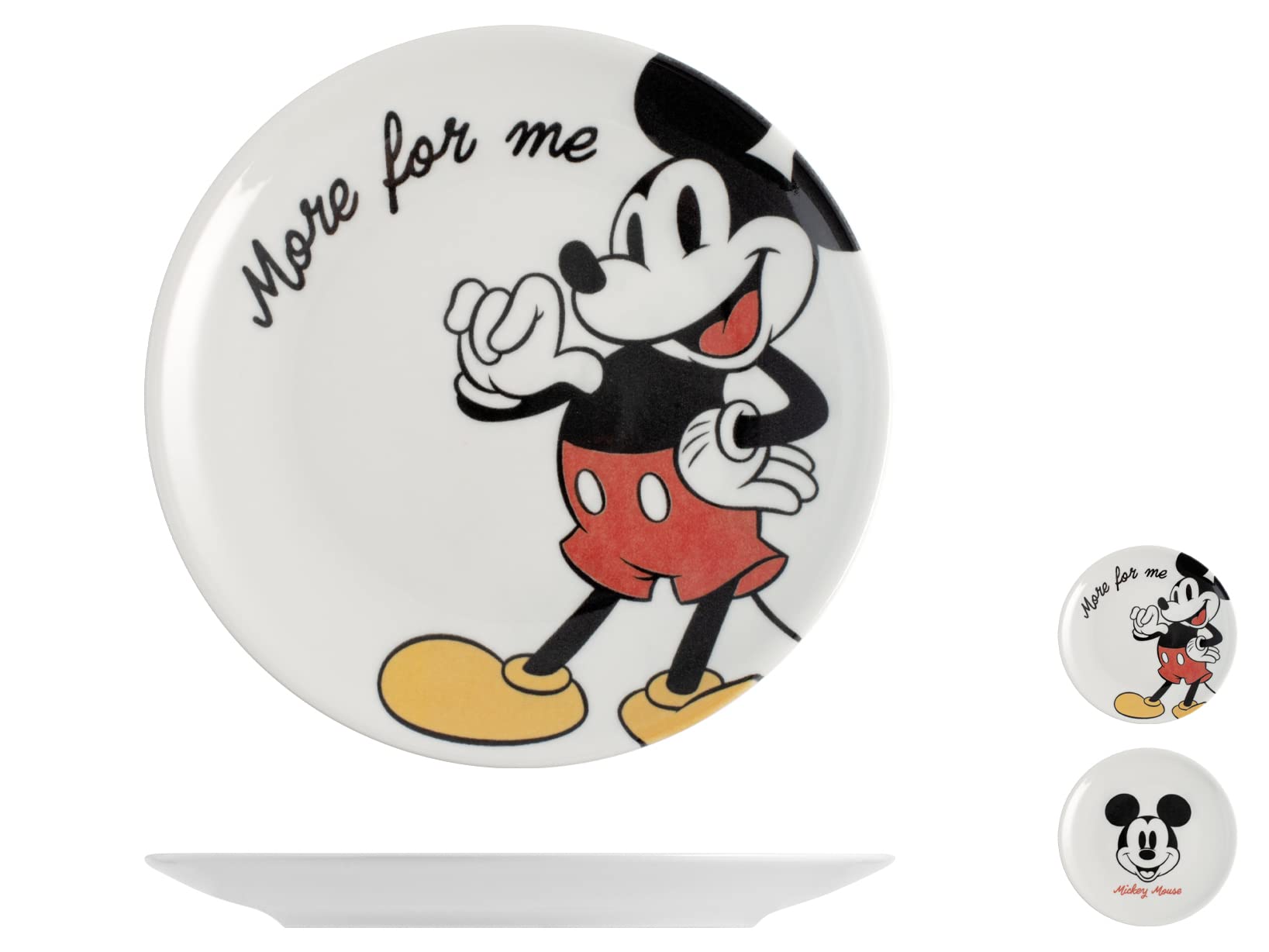 Home Multicoloured H+H Mickey Class Dessert Plate 26 Cm