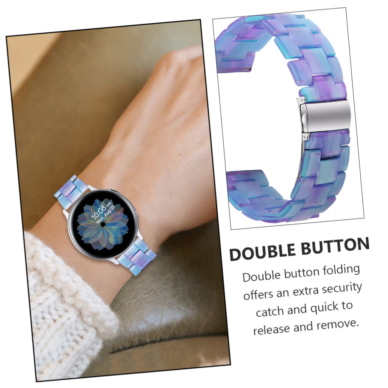Housoutil 3 Stk Armband Einzigartige Uhren Für Männer Smartwatches Für Frauen Smartwatch Für Männer Hüllen Für Uhrengürtel Aus Nylon Herren Anschauen Harz Schmücken