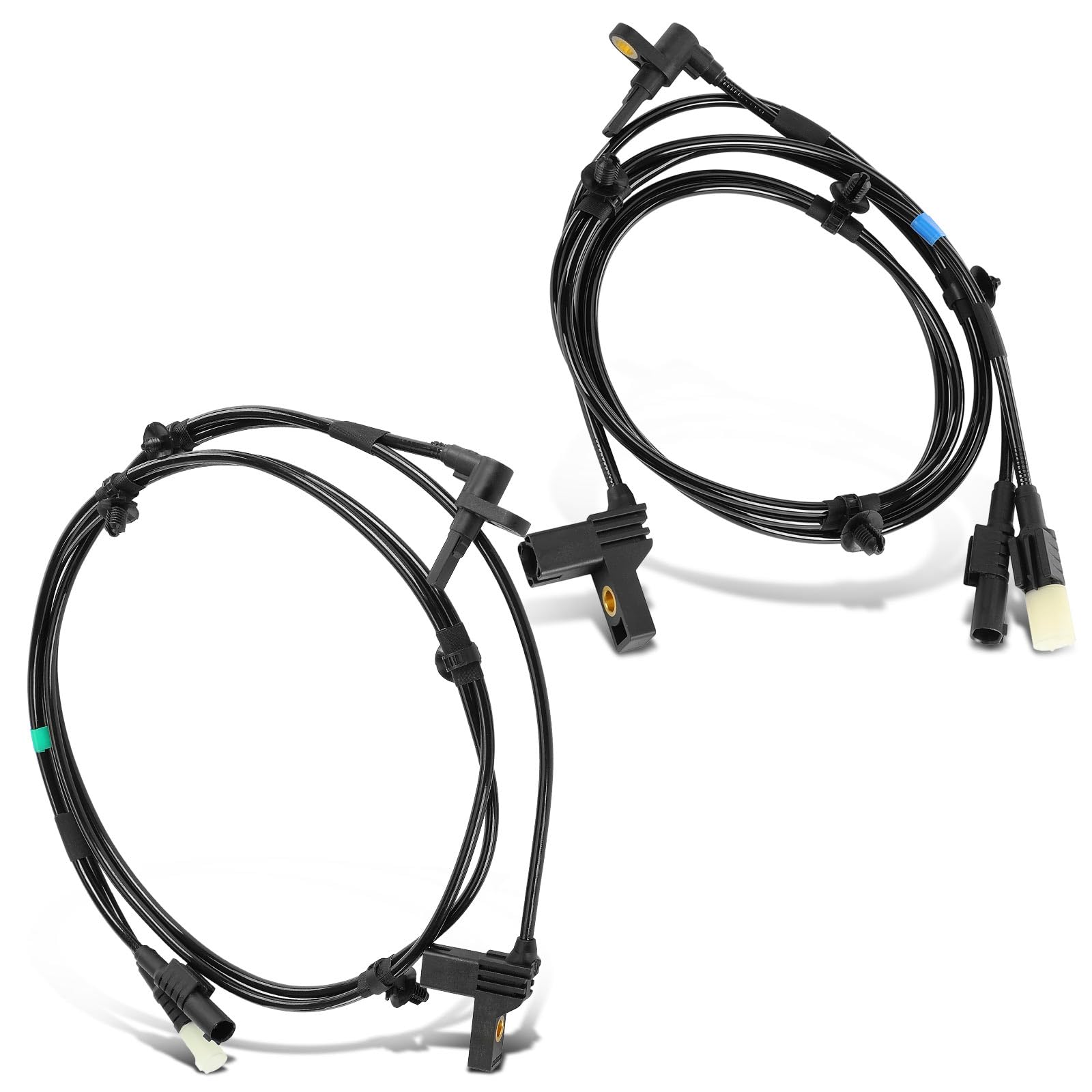 Frankberg 2x ABS Speed Sensor oś tylna lewa prawa 2-biegunowa 6394404706 | Kompatybilny z Vito Bus W639, Viano W639, Vito/Mixto furgon W639
