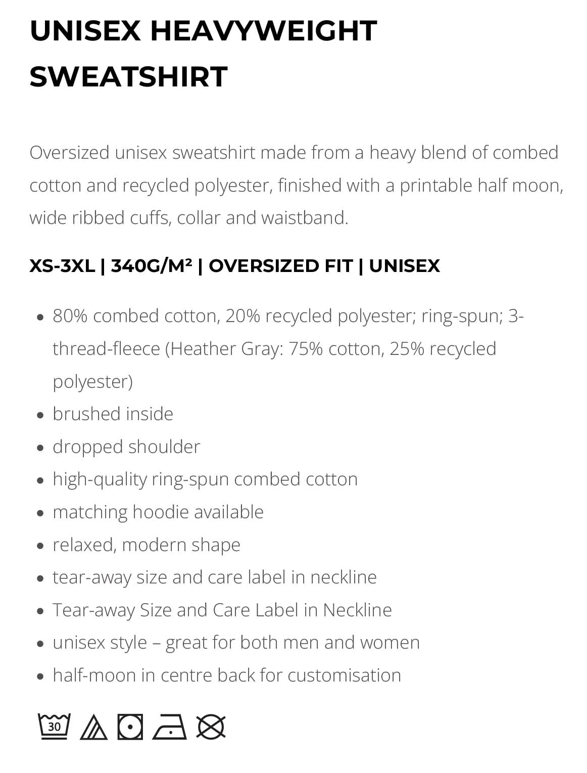 Herb Peru Unisex Oversize Mieszanka Bawełny Ciężka Bluza Czarna