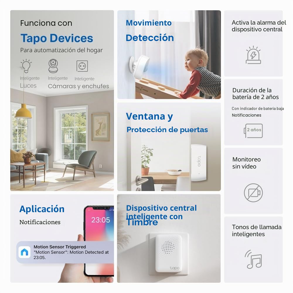 SENSORES TP-LINK TAPO T30 Kit Pack SENSORES