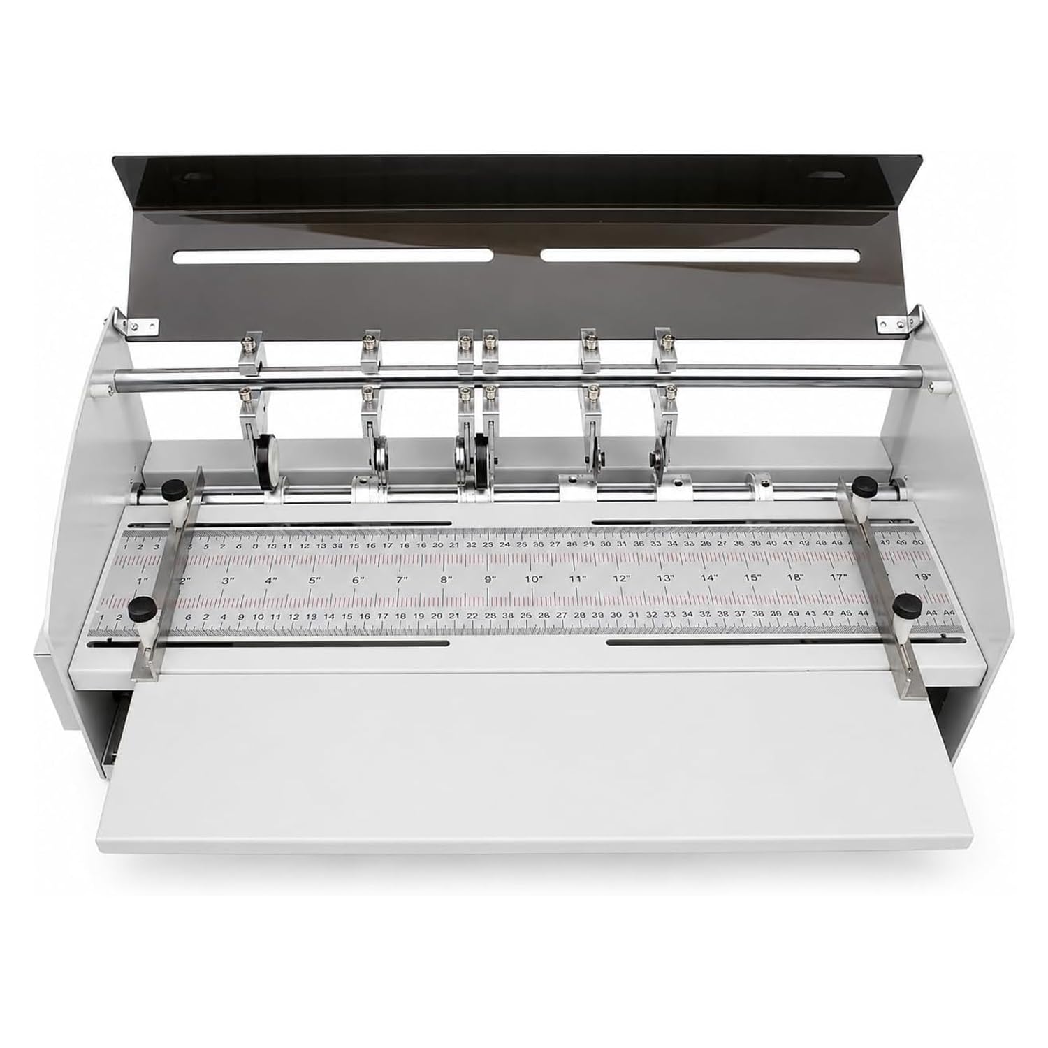 Machine À Papier Électrique 3 en 1, Rainage 460 Mm, Lignes Pointillées Et Découpe, Largeurs De Rainage 10 Mm, 12 Mm Et 15 Mm, Pression Et Position Réglables, pour Divers Projets Papier