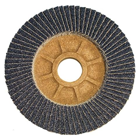 CS Unitec 93528 PLANTEX Flap Disc, Zirconium, 4-1/2" Diameter, 7/8" Arbor, 80 Grit (Pack of 10) Cover
