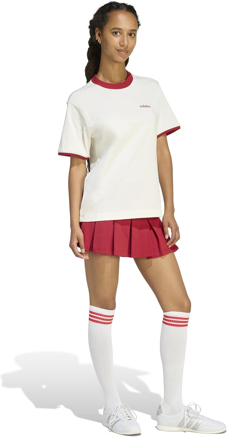 adidas Women's Seasonal Essentials Colorpop T-Shirt with Embroide