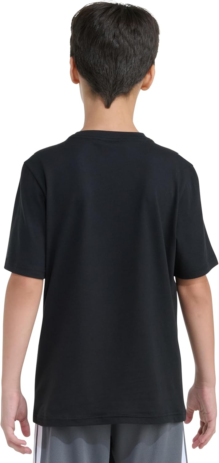 adidas Boys Short Sleeve Tiger Camo Bos Cotton Tee T Shirt - Image 2