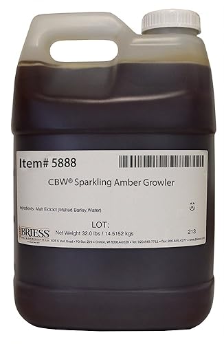 Extracto líquido de malta ámbar espumoso Briess (32 libras Growler)