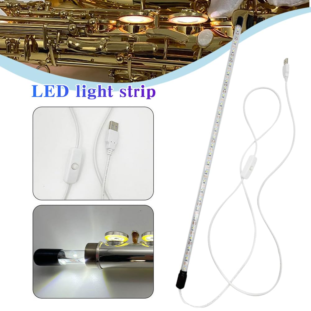 Strumento Controllo Perdite Per Sassofono Con Luce LED E Spessimetro Da 36 - Instrument Clinic - Foto 2