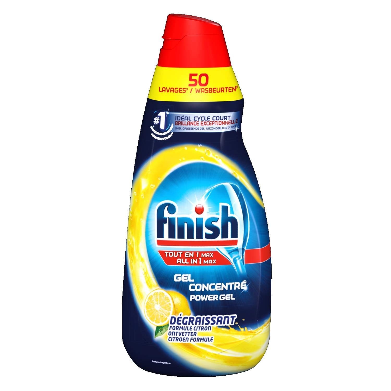 Finish Dishwasher Power Gel Lemon 1Ltr Pack Of 2 Amazon.in Health