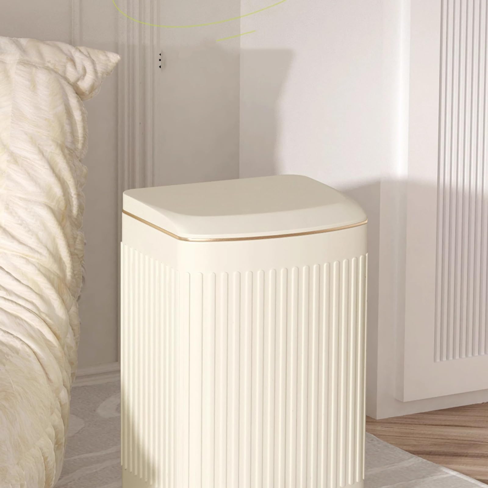 bidoni per la cucina Pattumiera da cucina a pedale in acciaio inossidabile 20L Grande semplice moda for la casa Soggiorno con coperchio Bidone della spazzatura Cestino for rifiuti bidoni per la polver