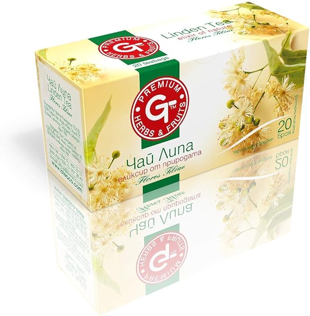 Linden Tea Bagged | 30g BteaCo for Kuker | Tilia Flower | 20 Biodegradable Tea Bags | Herbal Infusion Sachets | Detox Tila Tea | Calming Relaxing Herb
