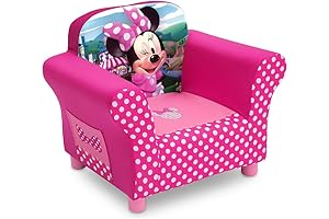 Delta Children Kids Character Upholstered Chair: Perfect for Your Little Minnie Mouse Fan