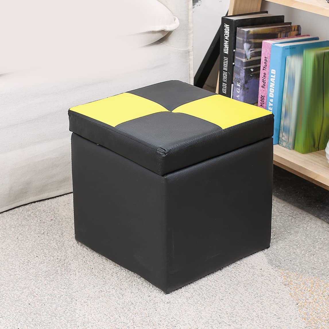 Amazon｜[SDGYS3G] オットマン ライトグレー 収納スツール オットマン