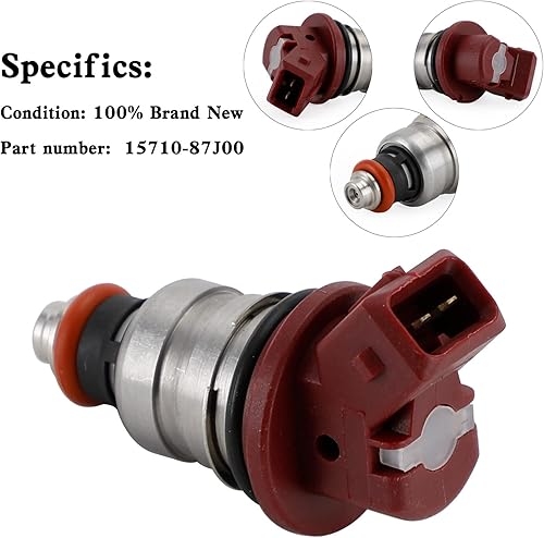 Miniatura 7 de Frezon 1 inyectores de combustible aptos para Mercury Mariner fuera de borda Optimax 75-250HP DFI 1.5L-3.0L 1999-2010, DFI 200HP 1999, Mariner 115