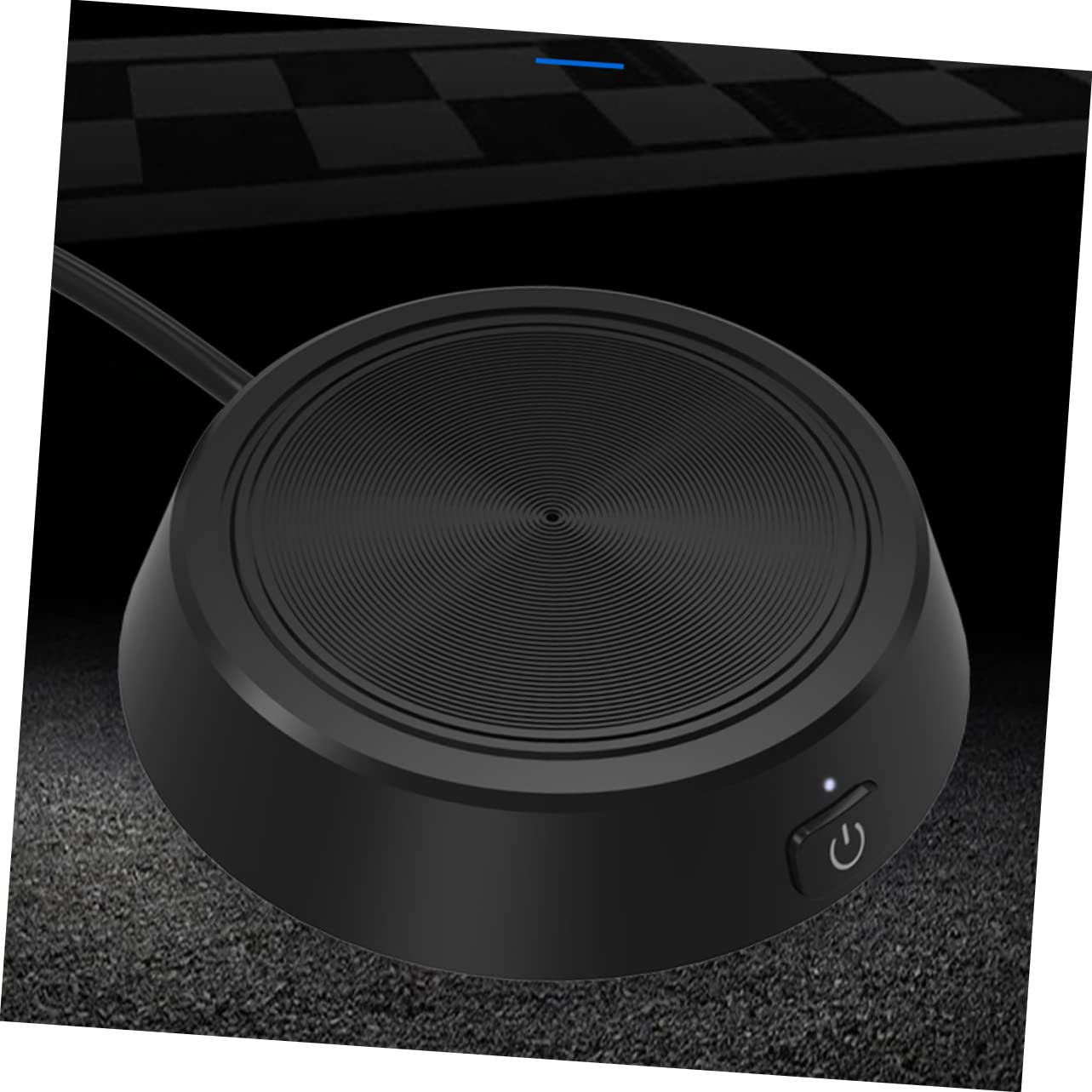 NUOBESTY 2pièces Microphone USB Omnidirectionnel pour Vidéo Et Conférences Compatible avec Ordinateurs Et Laptops Noir