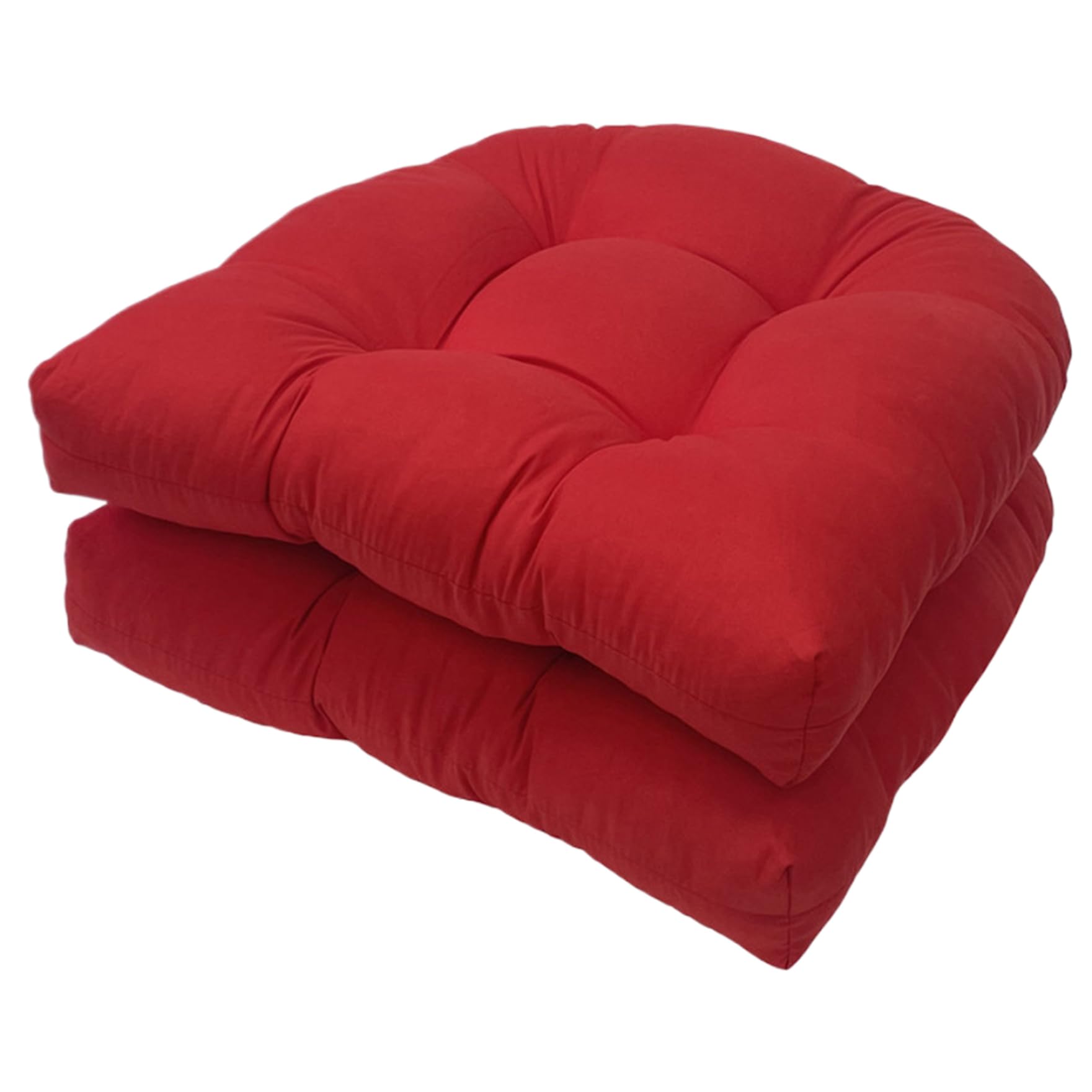 Coussin chaise patio U Gcroet rouge pour soulager les assises dures de jardin