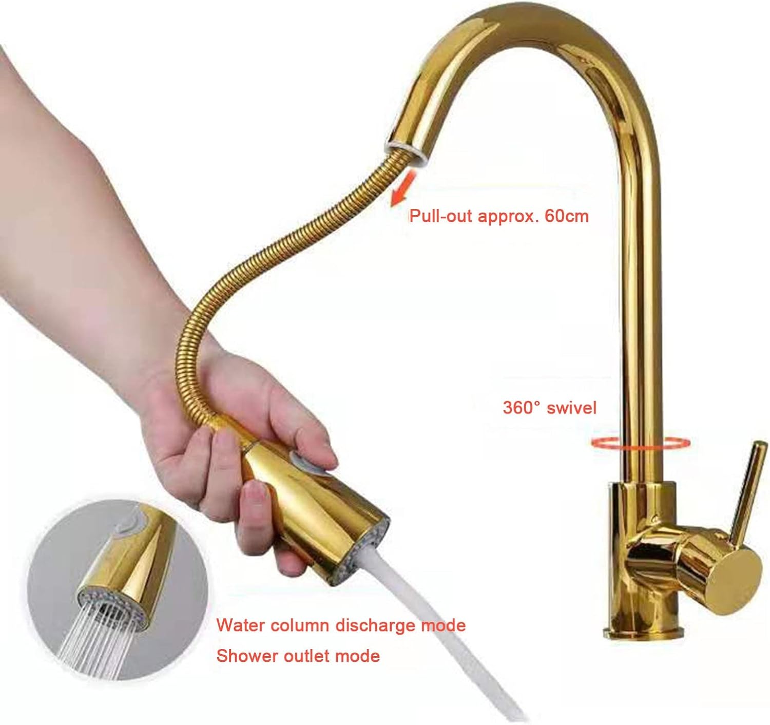 Kitchen Sinks Handmade Home Kitchen Double Sink Workstation Bar Prep Sink 3mm Thickness Kitchen Double Sink Stainless Steel Handmade Sink,Gold-75 * 40 * 22cm