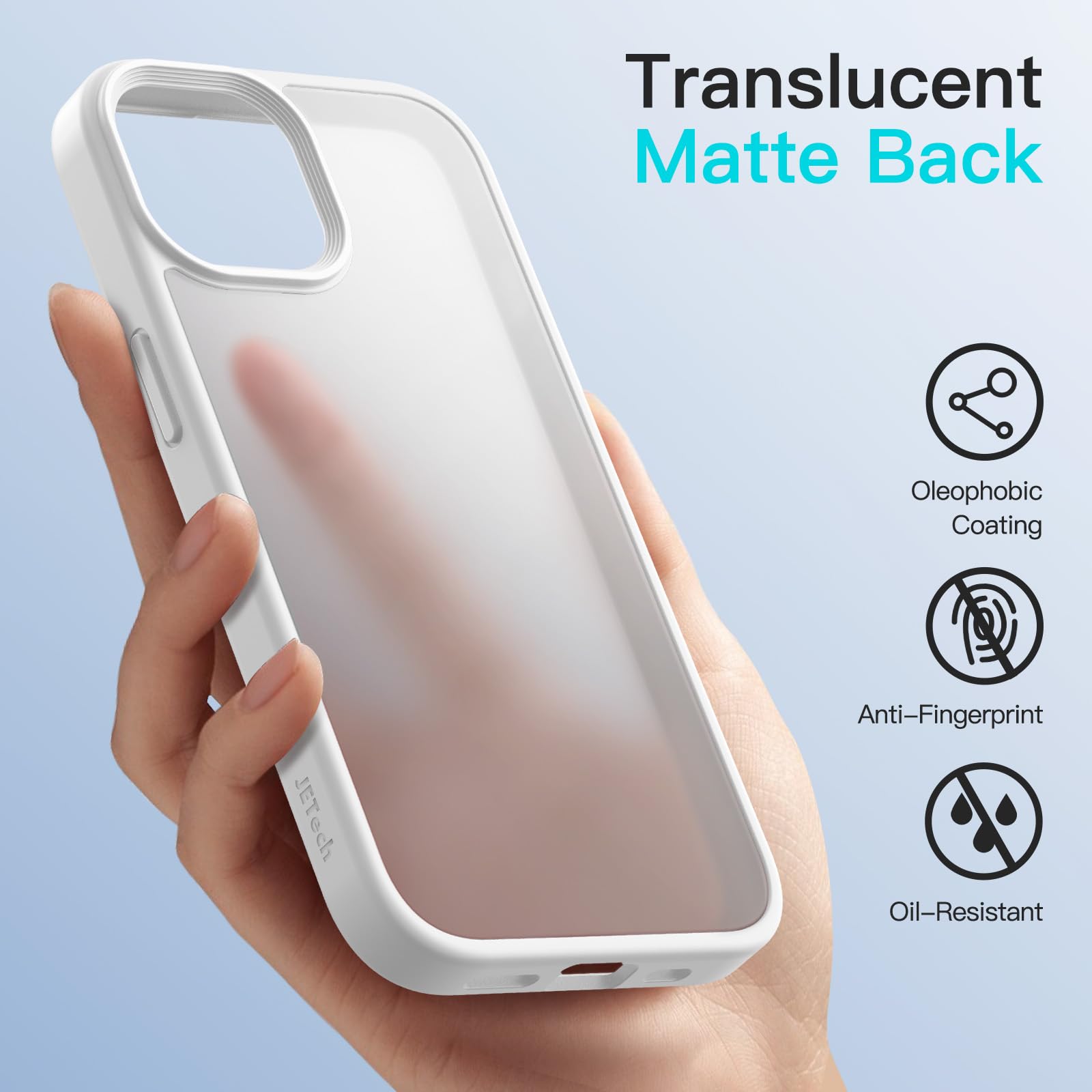Amazon.co.jp: JETech iPhone 14用 マットケース (スターライト