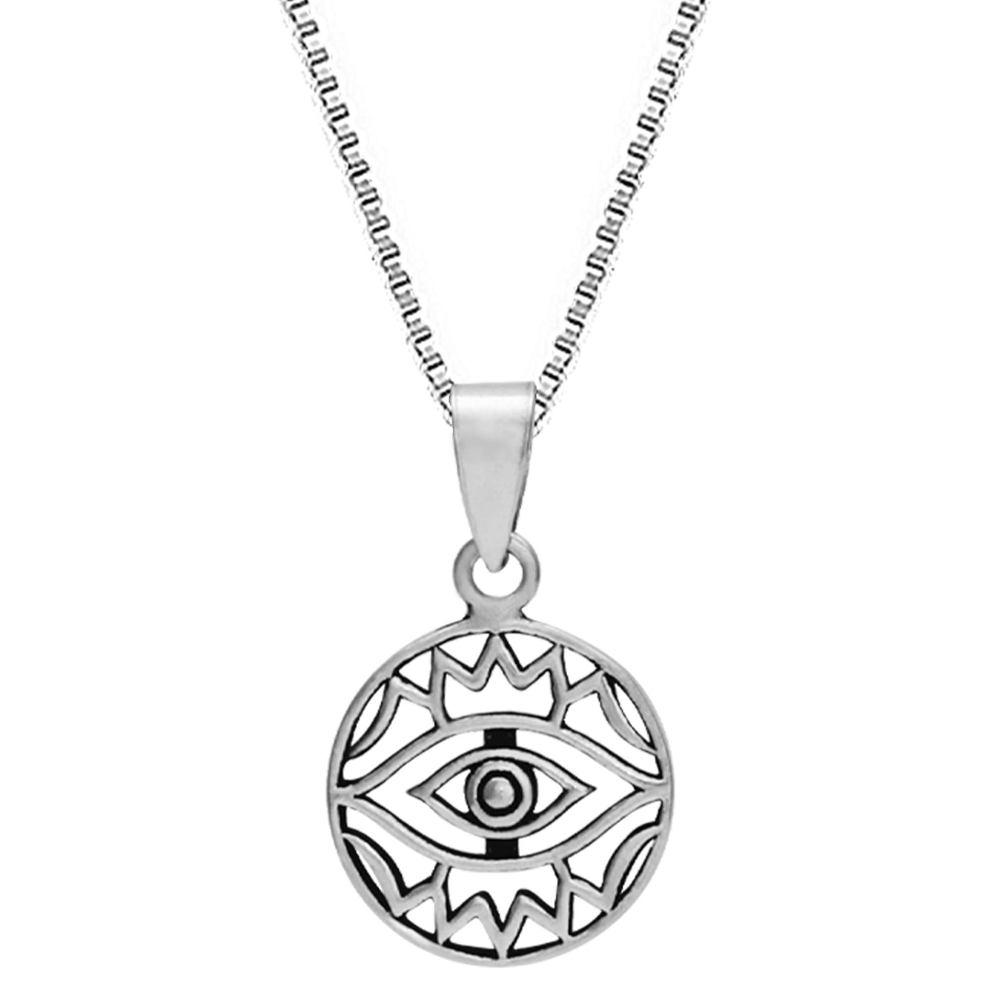 GIVA AVNI 925 Oxidised Silver Goddess Eye Pendant with Box Chain | Gifts for Girlfriend, Gifts for Women and Girls |With Certificate of Authenticity and 925 Stamp | 6 Month Warranty* (B08VJG93MS) Amazon Price History, Amazon Price Tracker