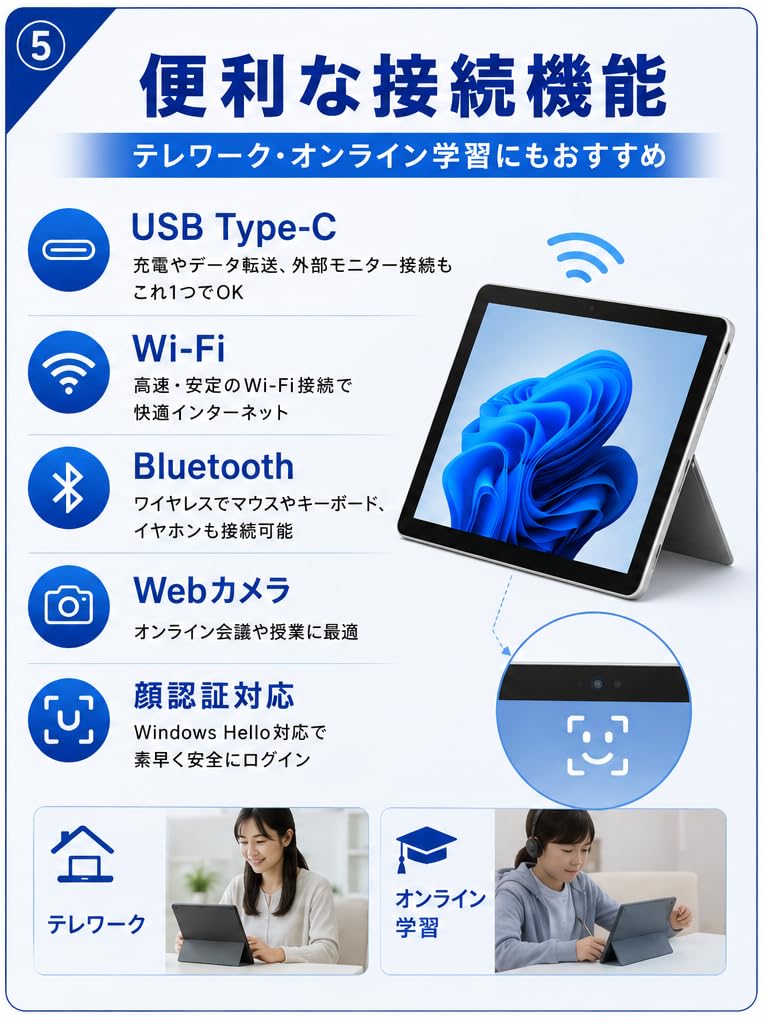 Amazon.co.jp: 【整備済み品】 Windows11 2in1 タブレットPC