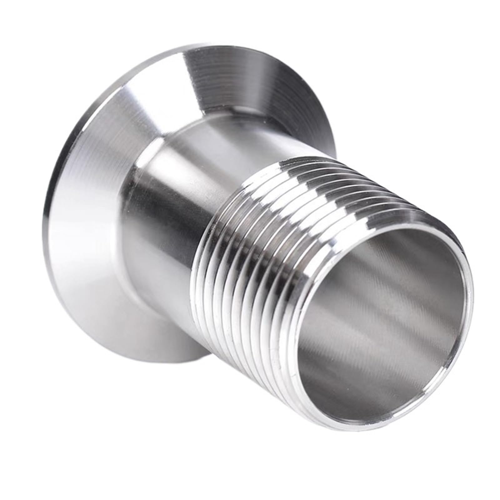 1PCS SS304 Tri Clamp Male Threaded Adapter - DN8 to DN32 (1/2" to 1-1/4") BSP Sanitary Pipe Fitting(DN40 x Ferrule 64)