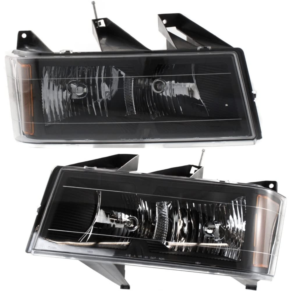 Amazon.com: LCSZTLU Halogen Headlight Set with Bulb(s) Pair 