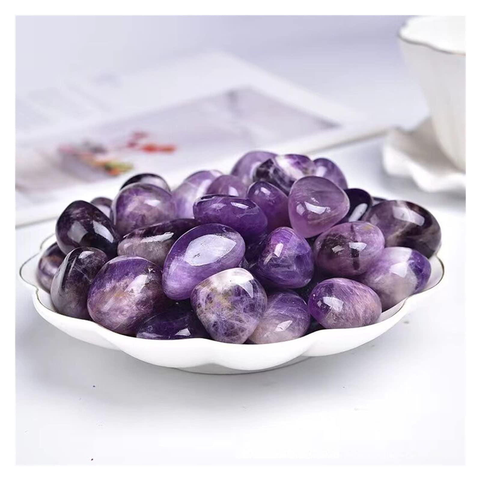 Quartz blanc et cristal naturel JCAKES pour décor de maison zen