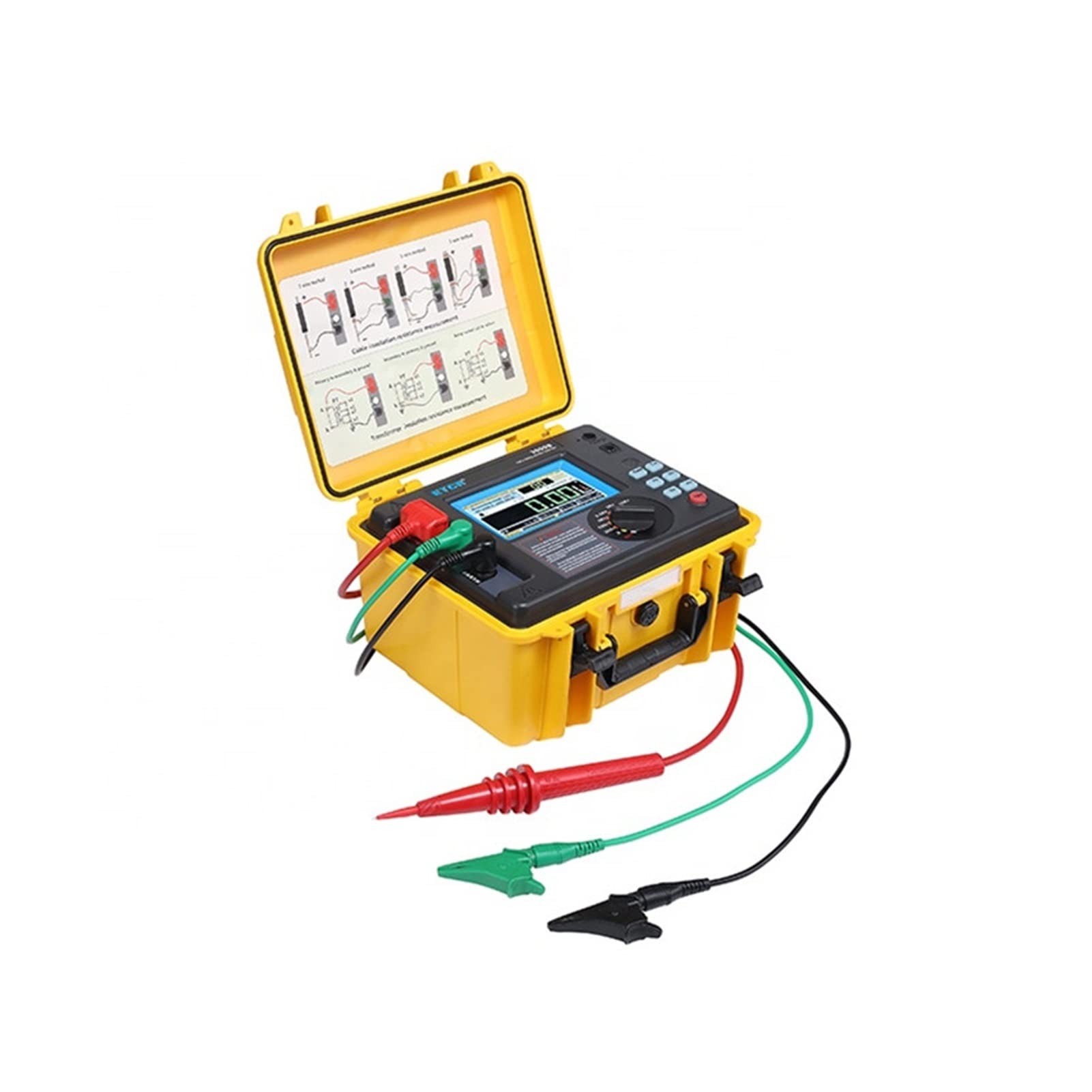 ETCR3500B Cyfrowy Tester Laboratoryjny Do Pomiaru Rezystancji Izolacji Urządzeń Dużej Skali, Które Można Ładować Za Pomocą Ekranu Dotykowego 10 KV, 5 Toohm, MA,Wysoka precyzja