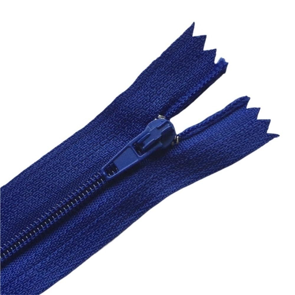 DIY Craft Zipper 10pcs Nylon Zippers, Length 120-600mm No.3 Plastic Zipper Abrasion Resistance for Sewing Handicrafts(Deep Blue,35cm)