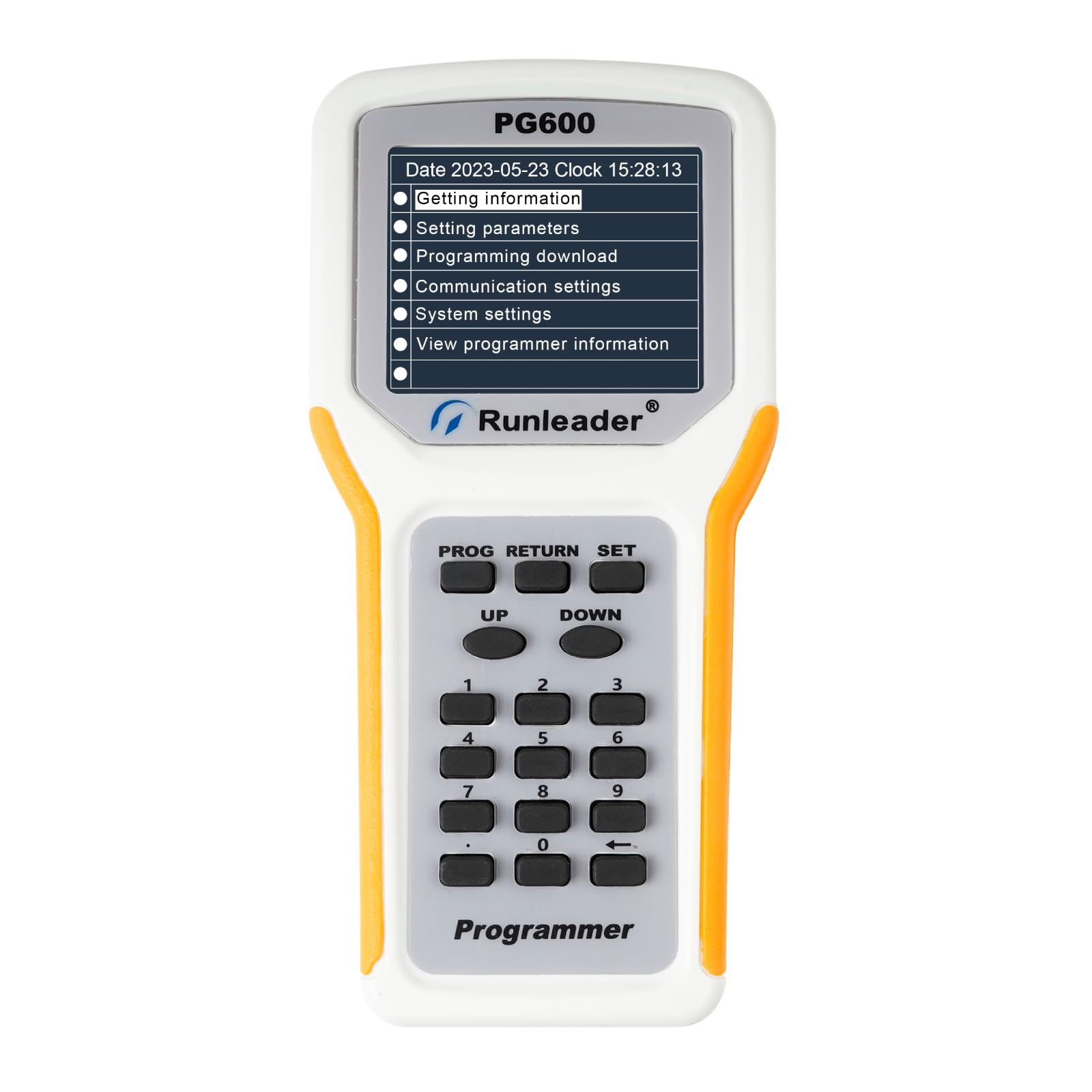 RunleaderDigital Rechargeable Programmer, Data Communication by RS232/One line/RS486/CAN, Customized Working Parameters for BI001-1,BI003-1,BI609A Battery Indicator,HM008-1,HM010-1 Hour Meter