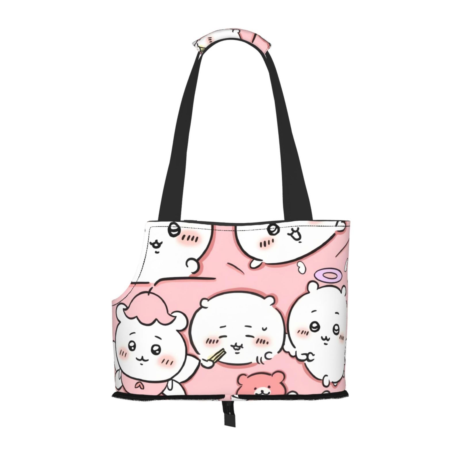 ペットキャリーバッグ ちいかわ ペットバッグ 猫 犬 小型ペット対応 通気性 折りたたみ式 多機能 大容量 軽量 手提げ 肩掛け ショルダーバッグ ペット用品 携帯便利 車載 旅行 通院 散歩 電車移動 外出用 飛び出し防止 プレゼント